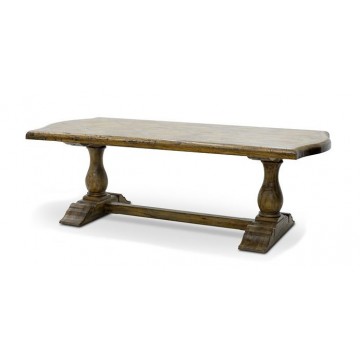 BRIONNE DINING TABLE KD ( SMOKEHOUSE RUSTIC MEDIUM - FAUX SLATE )